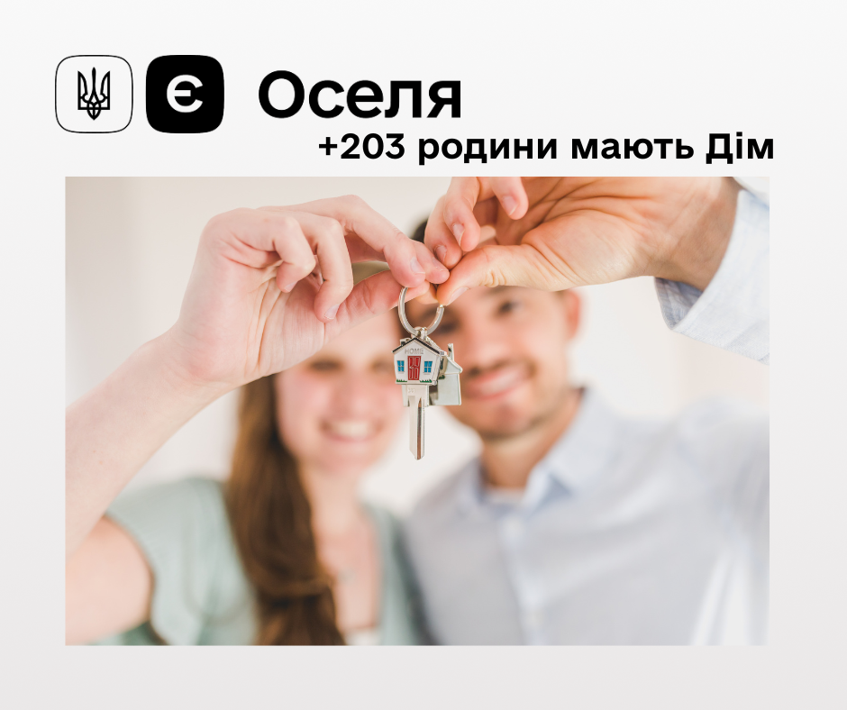Ще 203 українця придбали власне житло за програмою єОселя